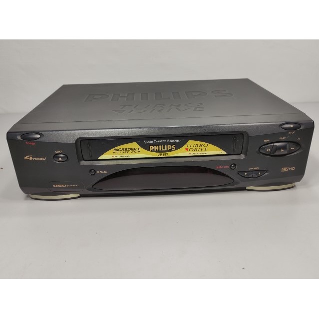 PHILIPS VR457 MAGNÉTOSCOPE VHS Avec Télécommande EUR 98,00 - FR