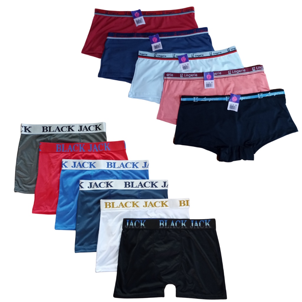 Kit 10 Cueca Box Boxer Microfibra: 5 Cuecas Box Boxer Masculina + 5 ...
