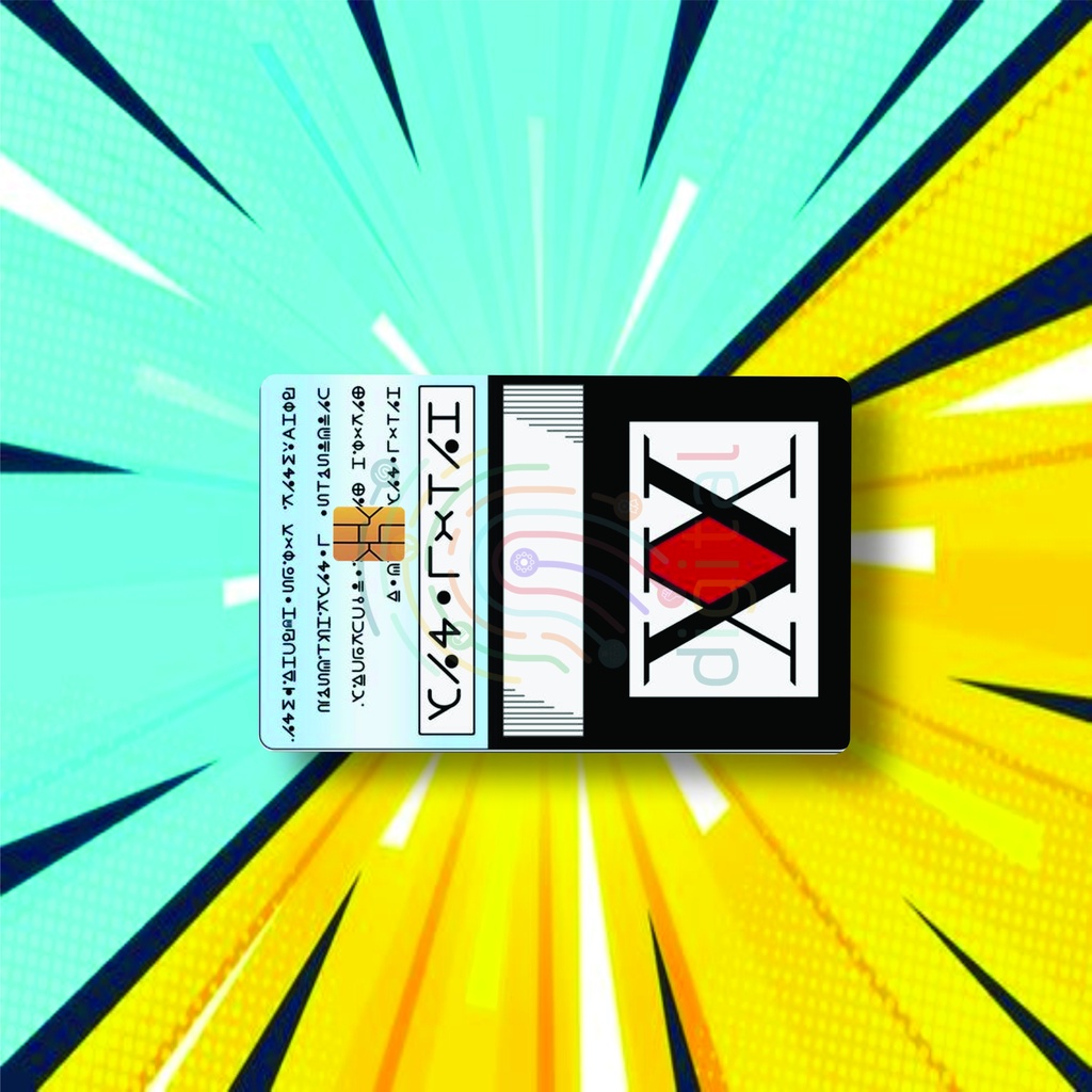 Adesivo Para Cartão De Crédito E Debito Skin Película Licença Hunter Shopee Brasil 4759