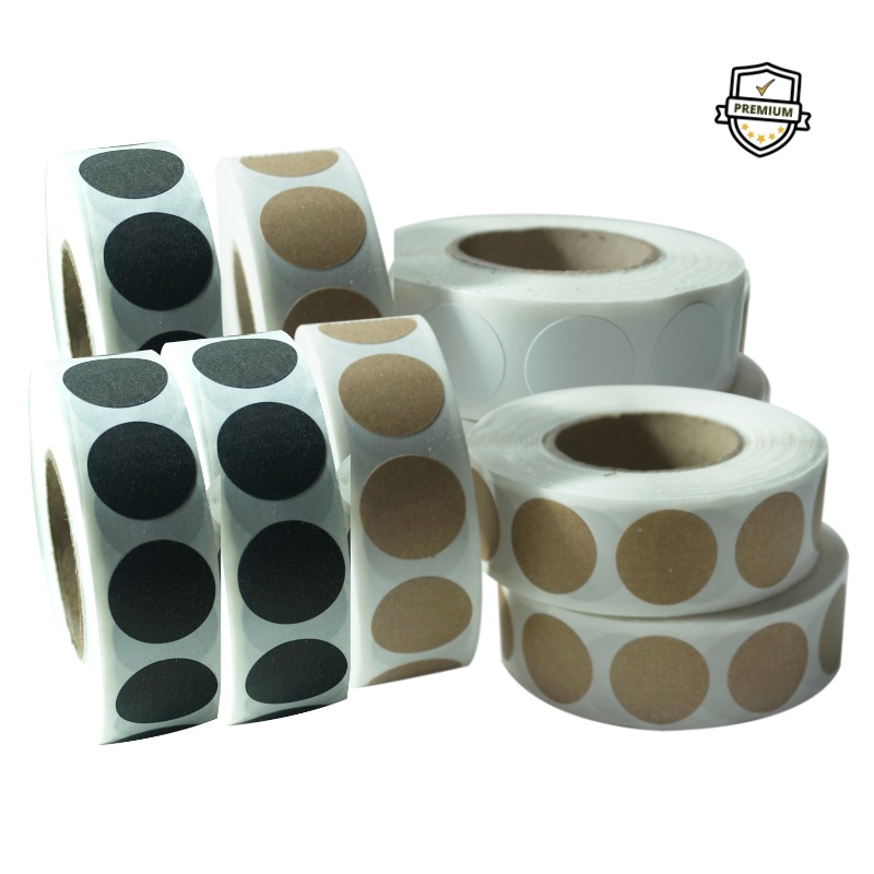 Kit Obreia Adesiva 19mm p/ alvos em 3 cores - 10 rls