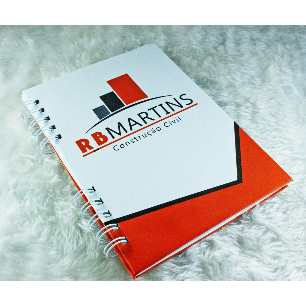 Caderno Empresarial Personalizado Com seu Logo Corporativo | Shopee Brasil