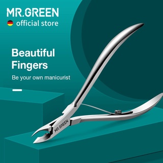 Mr.Green Prego Pinça De Aço Inoxidável Tesoura Manicure Cutícula Nipper Clipper Ferramenta De Tesoura Removedor De Pele Morta Empurrador Trimmer
