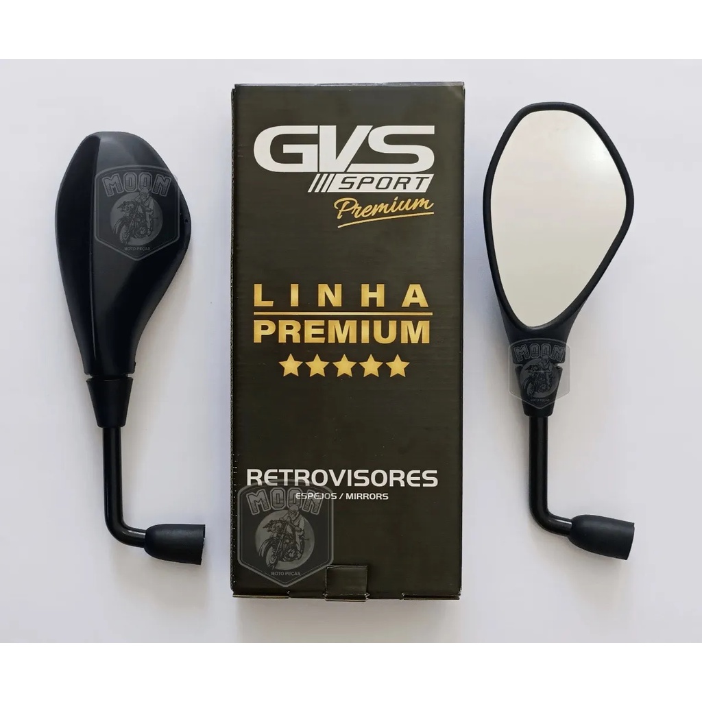 Retrovisor F800 Rosca Honda Haste Rebaixada Gvs Original Convexa em Oferta na Shopee