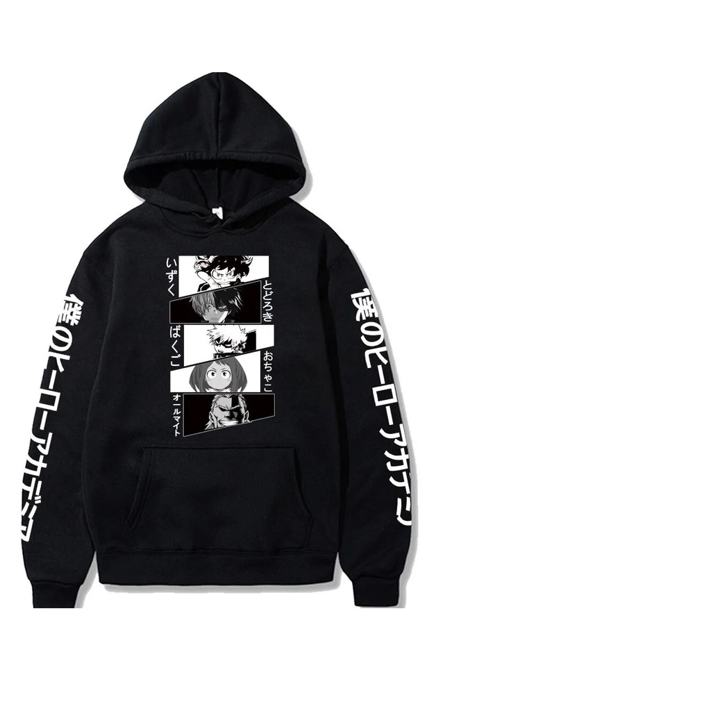 Moletom Casaco Blusa De Frio Anime Boku No Hero My Hero Academia Personagens bakugou Midorya Shoto