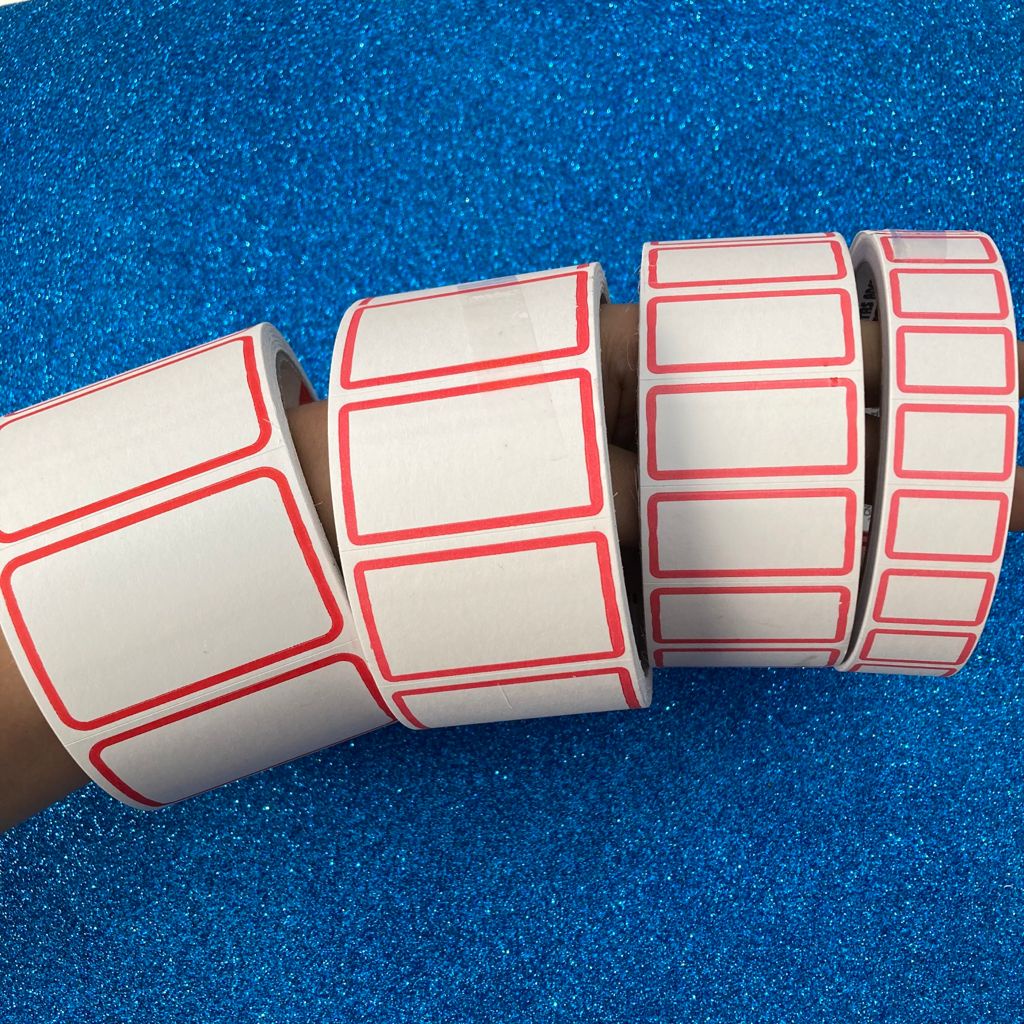 Rolo de Etiquetas Adesivas Multiuso Fitacrel em Oferta na Shopee