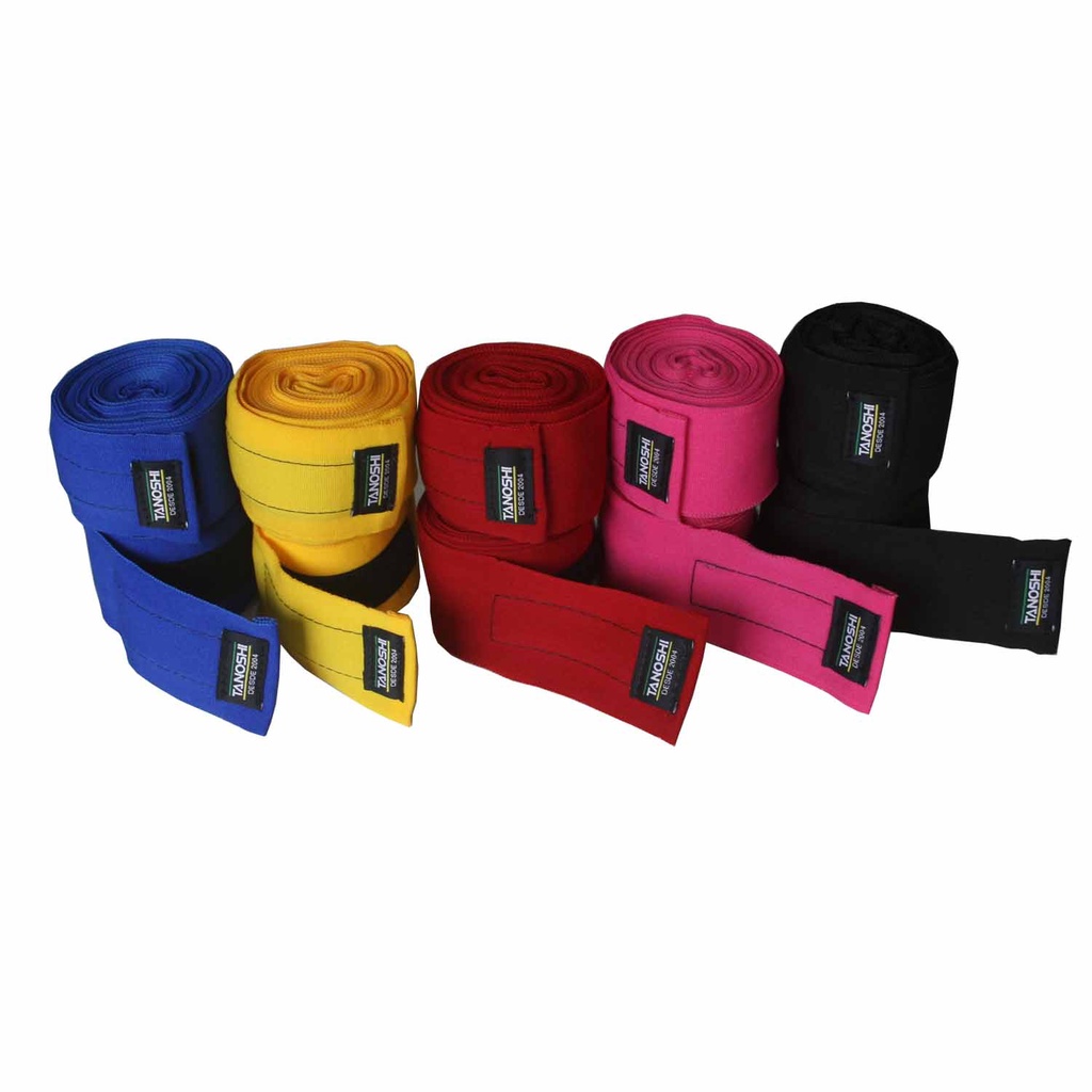 Bandagem Elástica (par) One Color 5 metros para Luta MuayThai, Sanda, Kickboxing, MMA em Oferta na Shopee