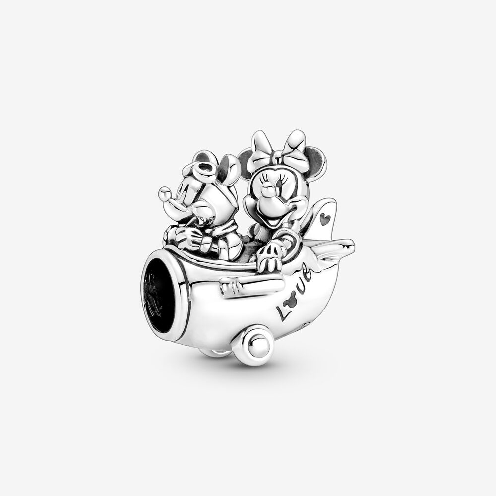 Pand * ora Acessórios Mickey Mouse & Minnie Airplane Charm Silver Jewelry Fits et Charms Women gifts 2022 Presentes De Bricolage Para Senhoras/Meninas p818