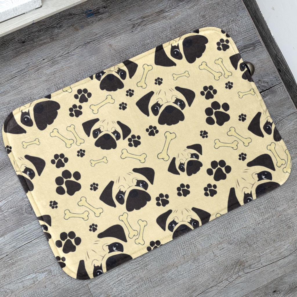 Tapete Pet Decorativo p/ Comedouro 55X35