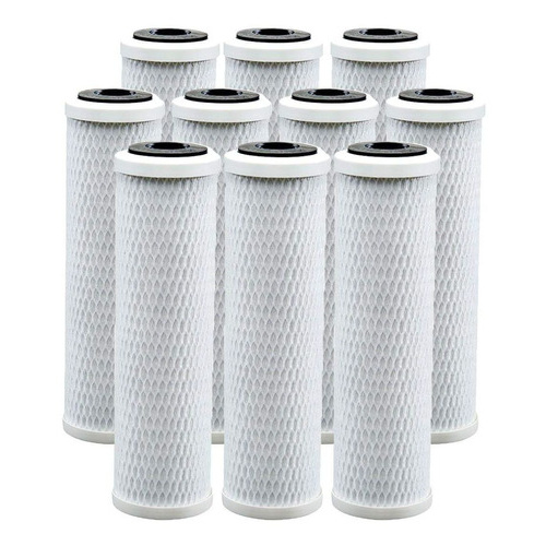 10x Refil Carbon Block 9 3/4 - Elemento Filtrante