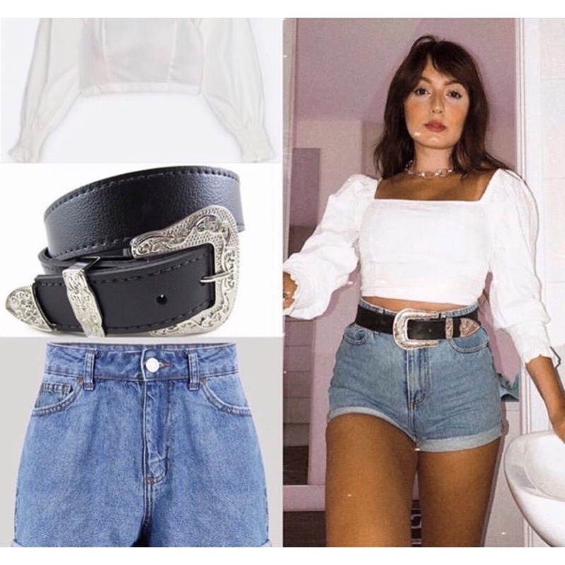 Cinto Country Feminino em Couro