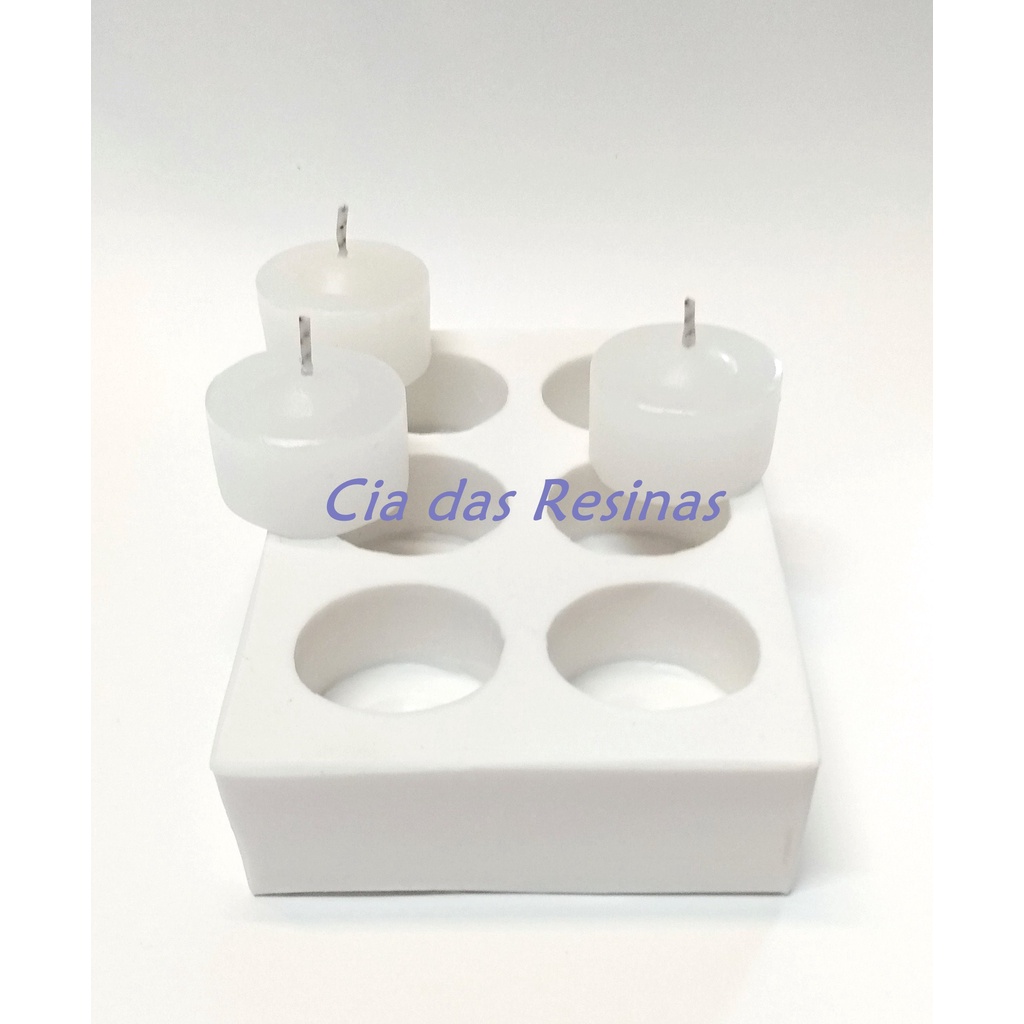 Molde Acrílico De Silicona Para Velas, Cilindro Cónico A Rayas, Grande