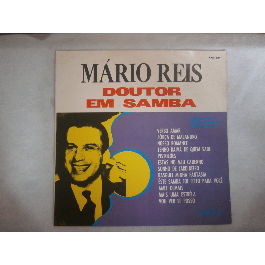 Lp Mario Reis - Doutor Em Samba, Vinil 1966, Camden Seminovo
