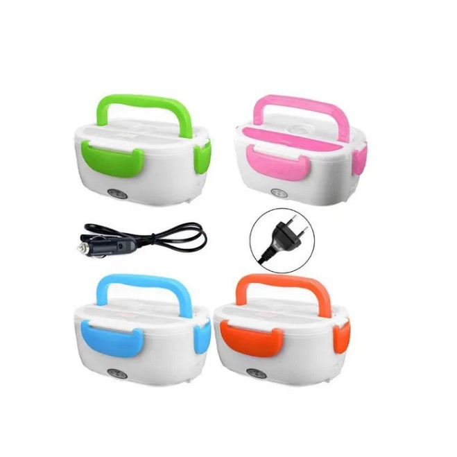 Marmita Elétrica Carro Ou Casa Portátil Automática Térmica Box Pote Aleatório - Envio Imediato