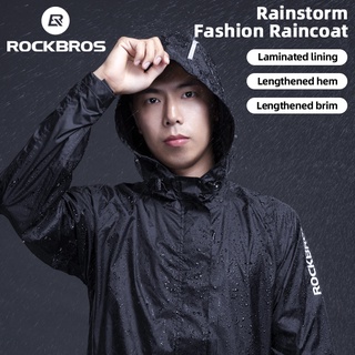 ROCKBROS Conjunto De Capa De Chuva De Alta Qualidade Motocicleta À Prova De Vento Casaco Unisexo Refletivo De Mountain Bike Calça Respirável Ciclismo Equipamento De