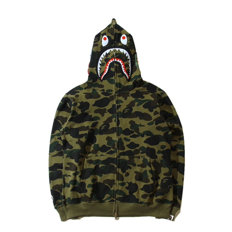 moletom bape shark camuflado