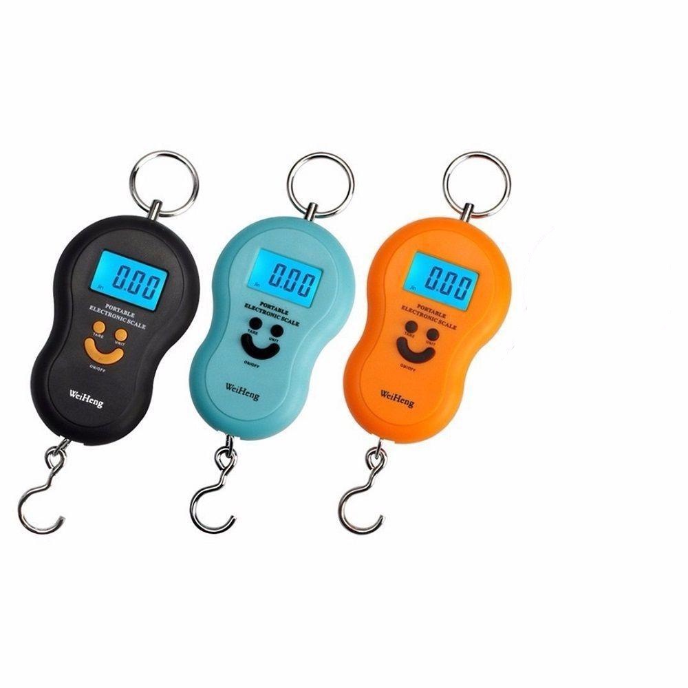 Balança Digital Portátil / Mala Bagagem Gancho 50kg Precisão em Oferta na Shopee