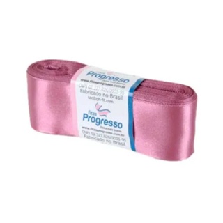Fita de Cetim Progresso 38mm nº9 - 10m Cor 344 Rosé - 1un em Oferta na Shopee