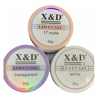 Venda quente Novo Gel 56g X&d Alongamento Led Uv Acrigel Fibra Unhas