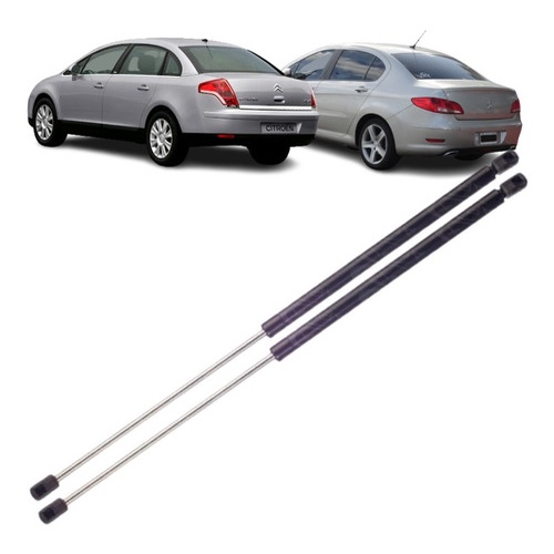 Par Amortecedor Tampa Traseira Apx C4 Pallas Peugeot 408