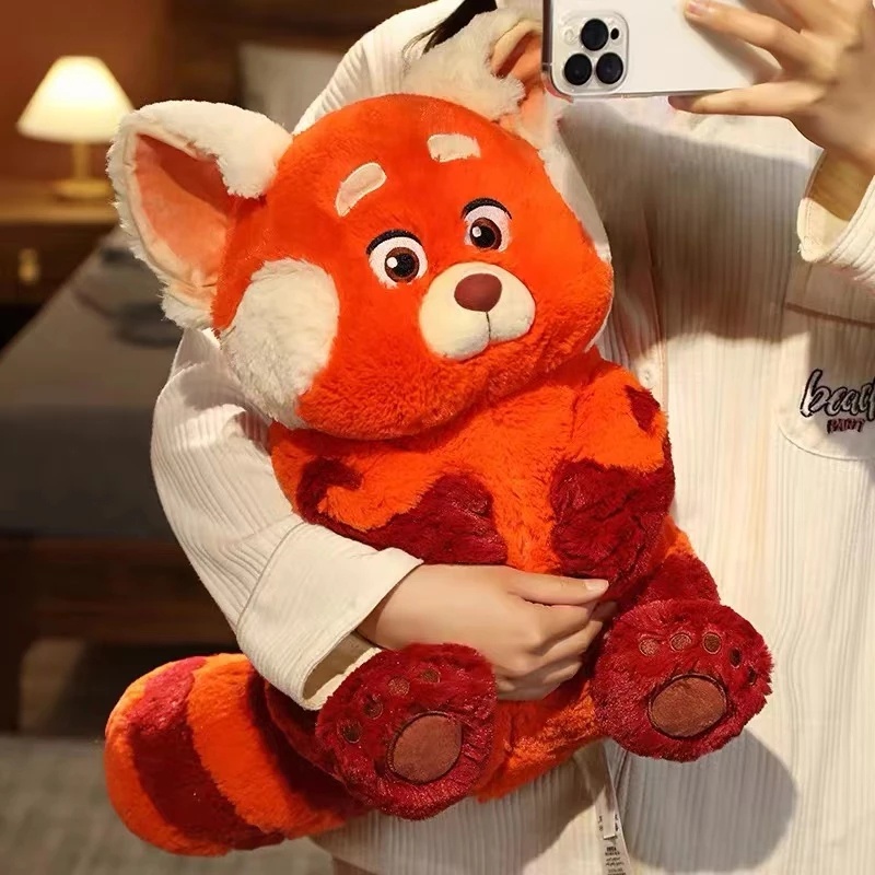 Kawaii Turning red Brinquedos De Pelúcia Panda Pixar Disney Filme Viroum Red Plush doll Anime Bonito Urso panda