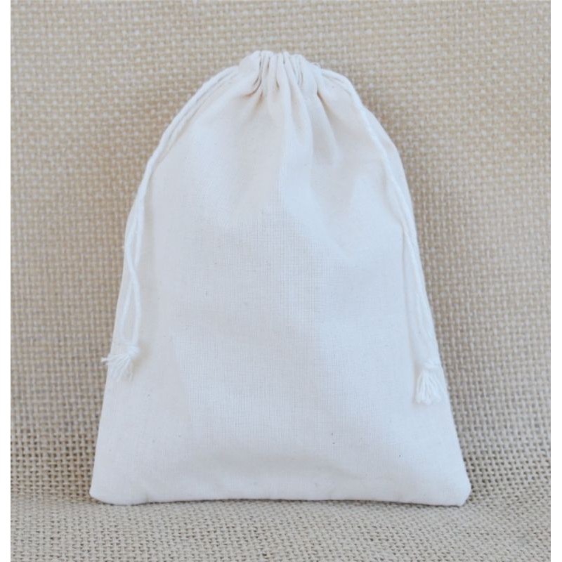 50 saquinhos 20x25 em algodão cru