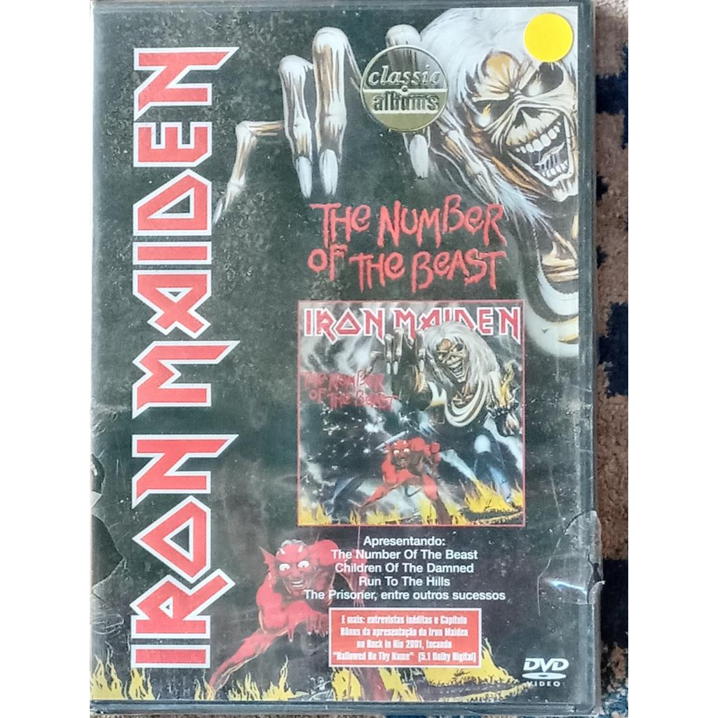 DVD SHOW Iron Maiden ‎– The Number Of The Beast