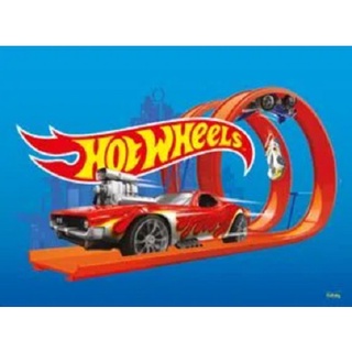 Painel Grande de TNT Cenário Hot Wheels 1,40m por 1,00m - Decoração para Festas em Oferta na Shopee