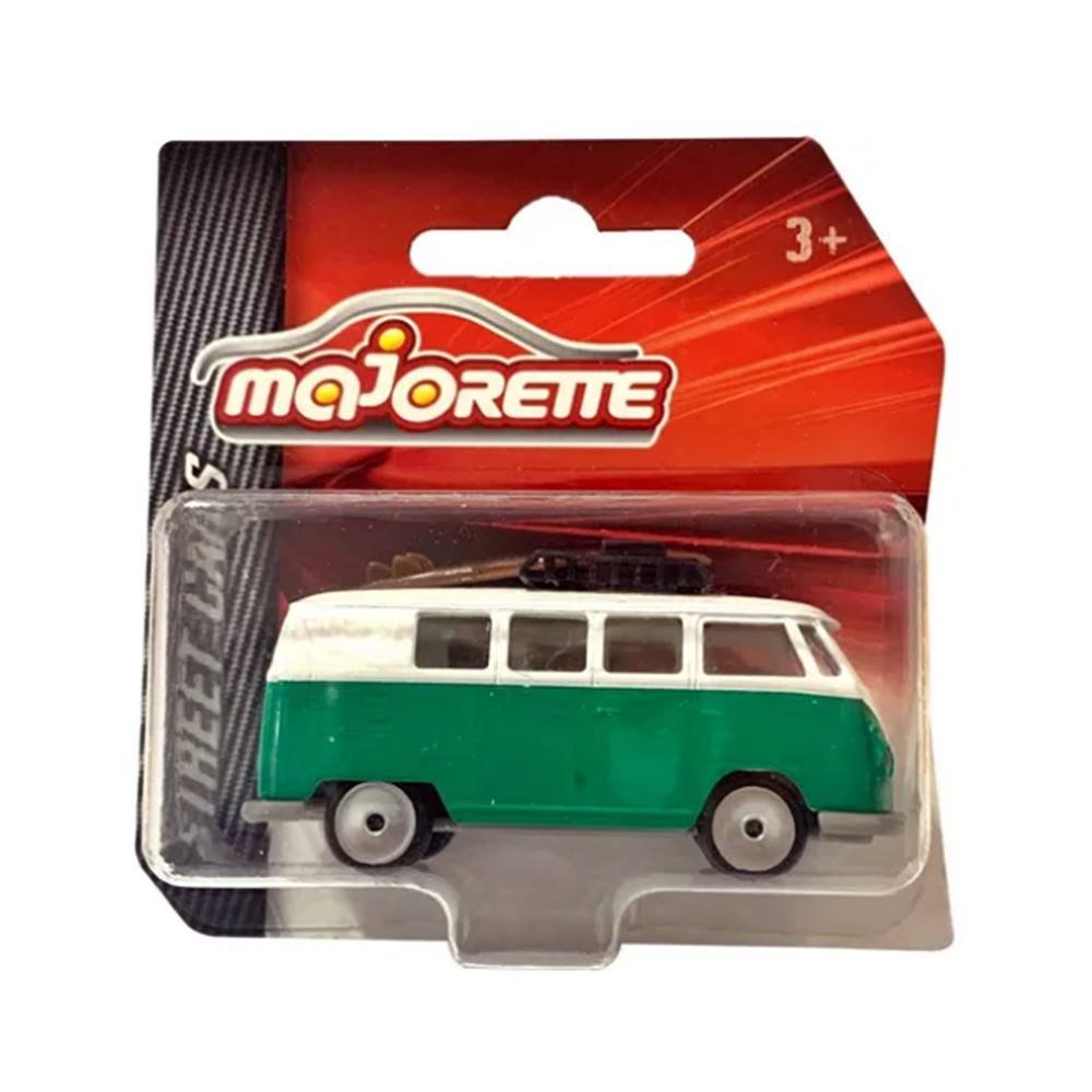 Miniatura Carro Volkswagen Kombi T1 - Verde - 1:60-1:64 - Majorette