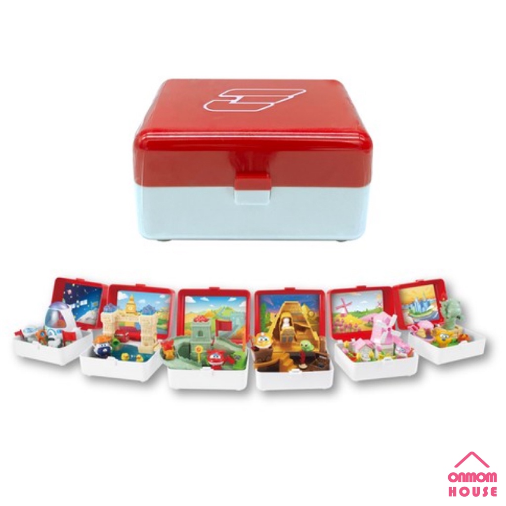 Super Wings Temporada 6 Mini Mundo 6 Tipo De Bolso Brinquedo Figura Robô 1ea Aleatório