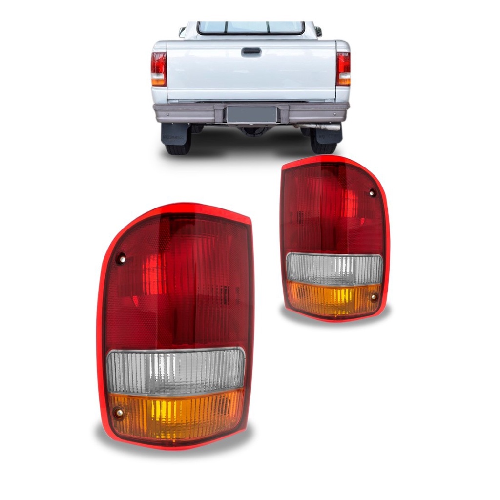 Par Lanterna Traseira Ranger 1993 1994 95 96 1997 Tricolor em Oferta na Shopee