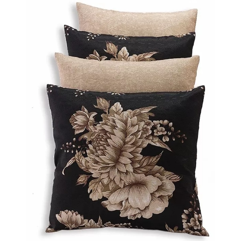 KIT com  2, 3, 4, 5 e 6 Capas Para Almofadas Decorativas Lisas e Estampadas Tecido Gorgorinho