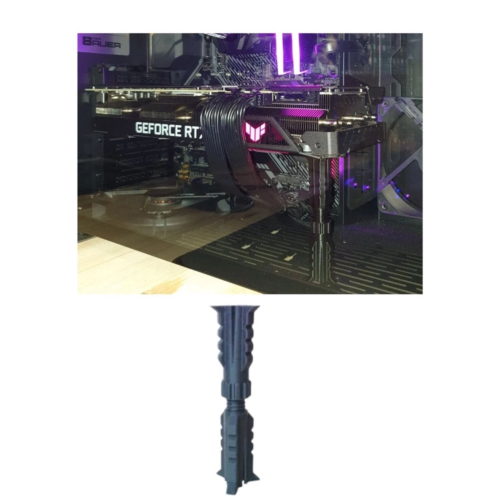 Suporte Vertical Placa De Video Gpu Ajustável Universal