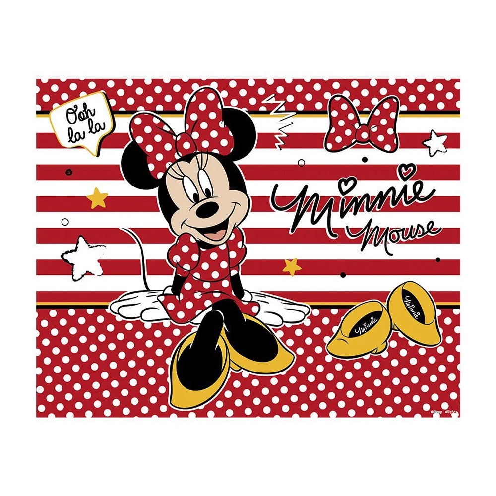 Painel Decorativo Festa Minnie Mouse Disney Original - 1un