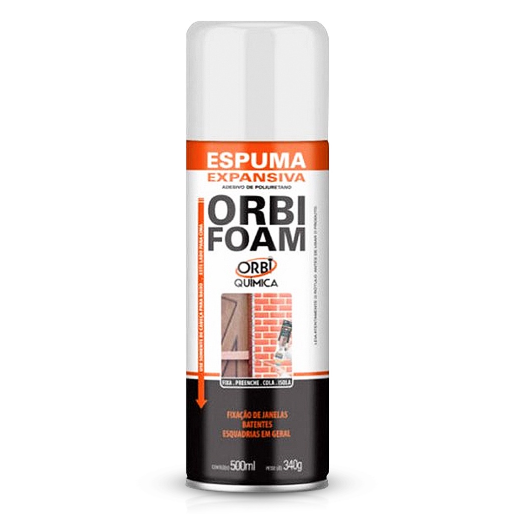 Espuma Expansiva Orbifoam Poliuretano 500ml/340g em Oferta na Shopee