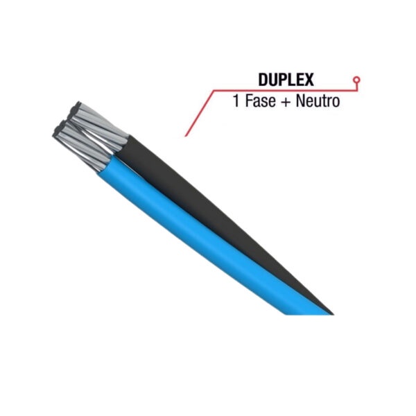 Fio Cabo Alumínio Multiplex Duplex Isolado 10mm 25 Metros em Oferta na Shopee