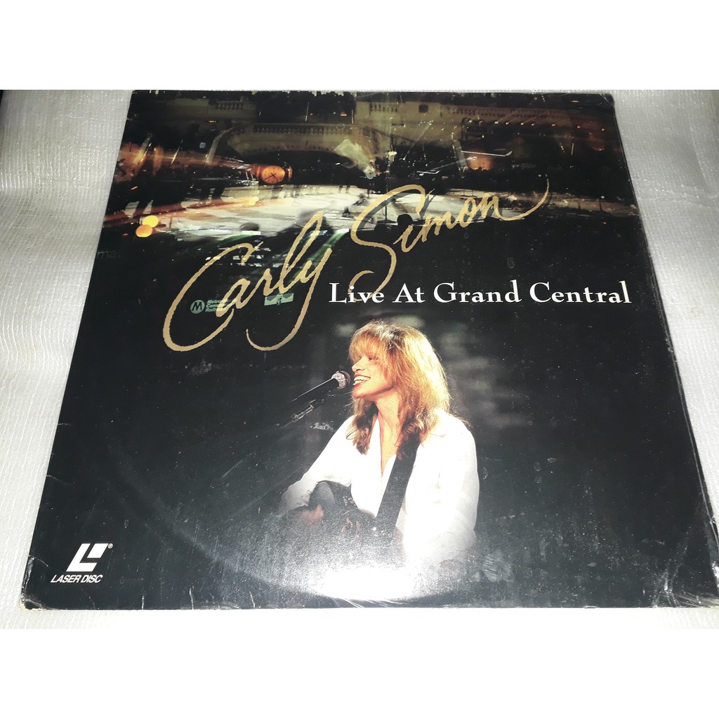 LD LASER DISC CARLY SIMON LIVE AT GRAND CENTRAL IMPORTADO MADE IN USA  NOVO LACRADO ORIGINAL
