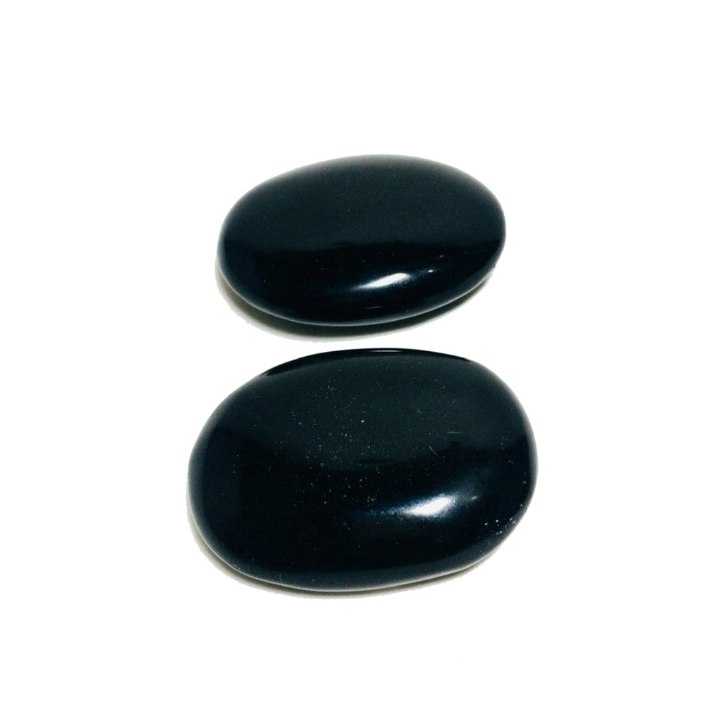Kit 2 Sabonete De Massagem Obsidiana Negra Pedra Vulcânica