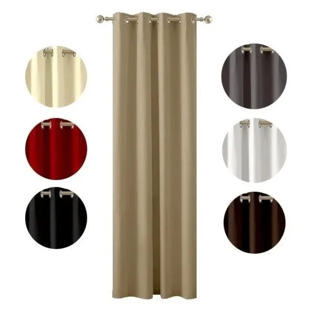 Cortinas Para Salas E Quartos 1,40 X 2,70 Folha Única