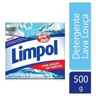 Lava-louças em Tabletes Limpol Caixa com 25 Tabletes de 20g