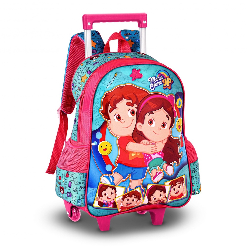 MOCHILA OFICIAL MARIA CLARA E JP (2 BOLSOS FRONTAIS ) | Shopee Brasil