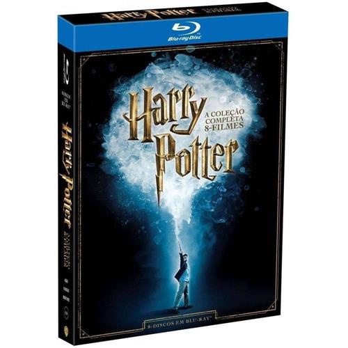 Harry Potter Coleção Completa 8 Filmes Box Blu-ray com Luva