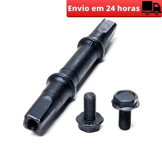 Eixo Movimento Central Ponta Quadrada C/Parafuso Bike 5U em Oferta na Shopee