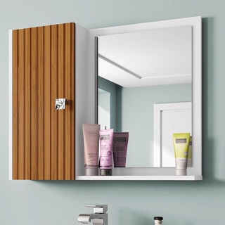 Armario Espelheira Genova Com Porta em Oferta na Shopee