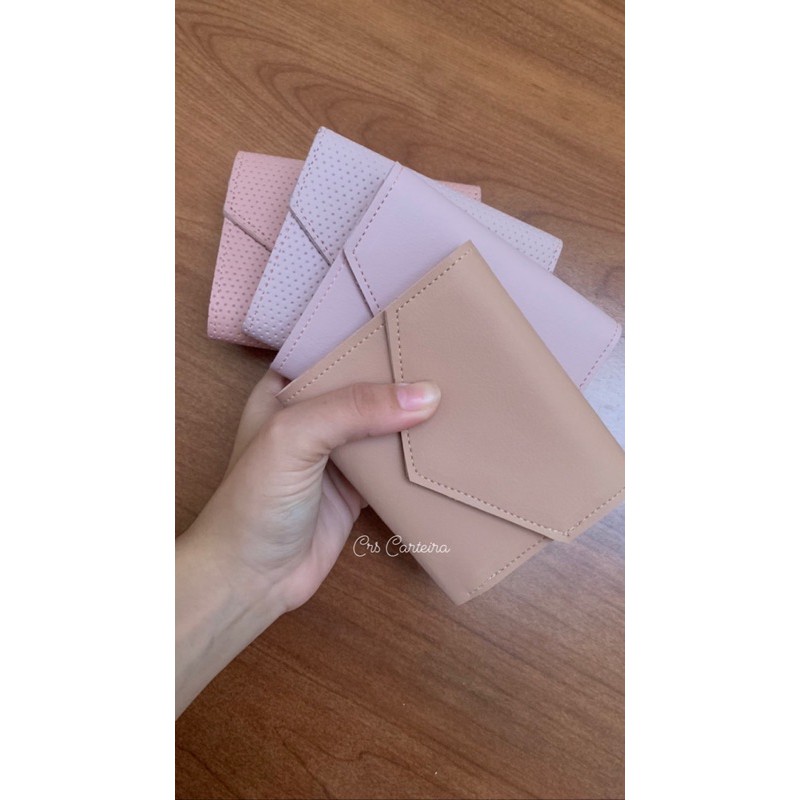 Carteira Feminina Pequena Tons Pastel (M 01)