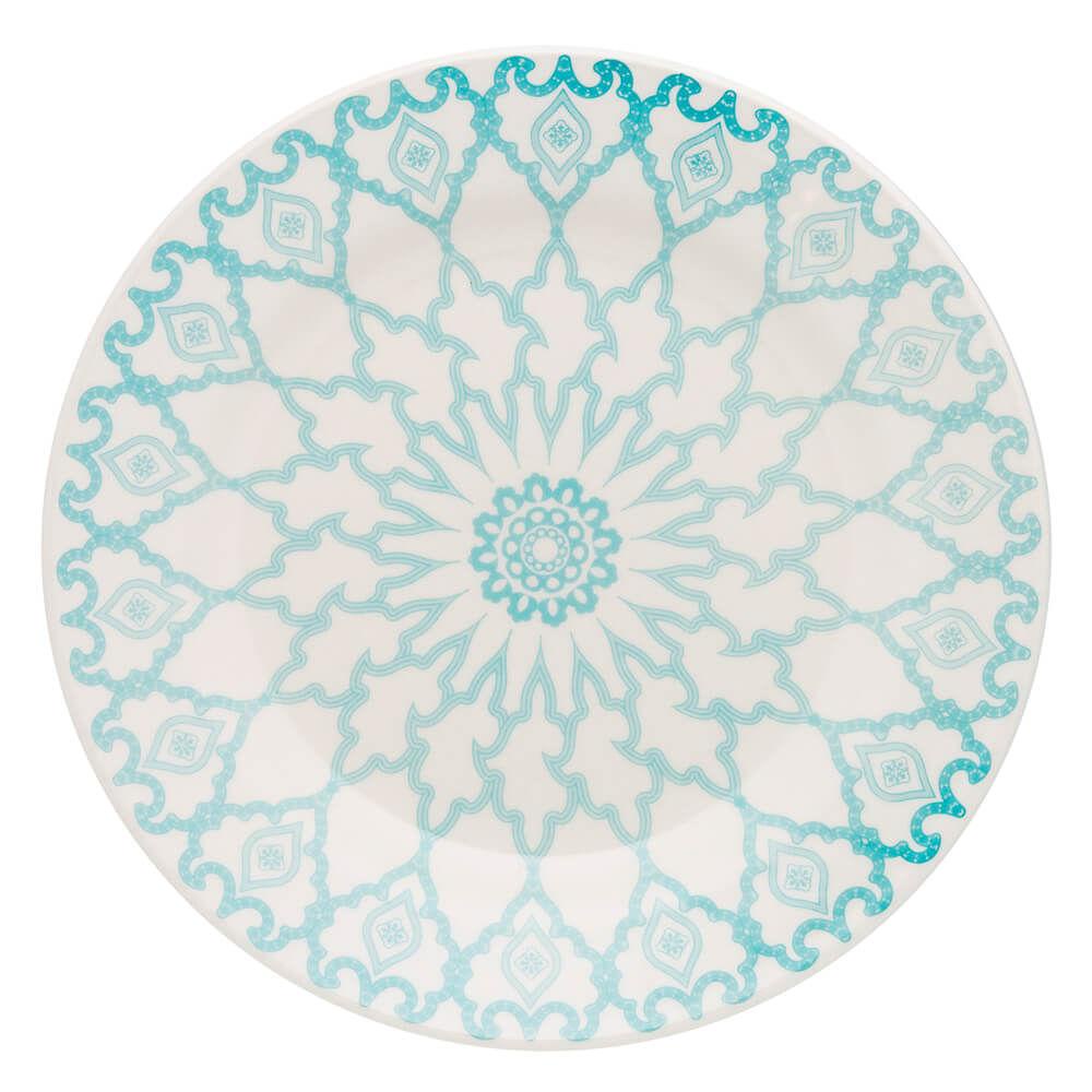 Conjunto de 6 Pratos Rasos 24cm Donna Mandala em Oferta na Shopee
