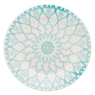 Conjunto de 6 Pratos Rasos 24cm Donna Mandala em Oferta na Shopee