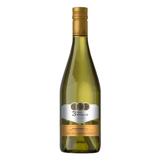VINHO 3 MEDALLAS CHARDONNAY 750ML