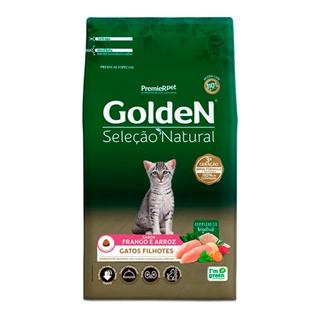 Ração Golden Seleção Natural para Gatos Filhotes Sabor Frango e Arroz - 10,1Kg em Oferta na Shopee