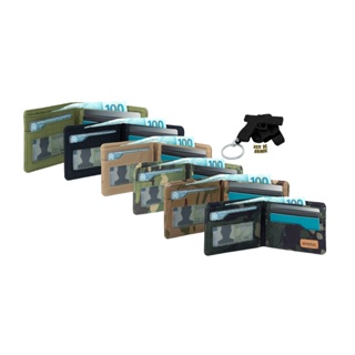 Carteira Bullet Invictus Porta Cartão Dinheiro e Documentos Com Clip + Brinde Chaveiro em Oferta na Shopee