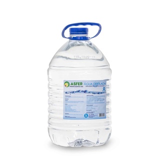 Agua Destilada Pura P/ Autoclave Bateria Laboratório Aquarismo Galão 5L